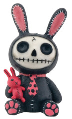 Furrybones Small Black Bun-Bun
